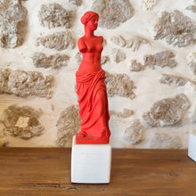 Load image into Gallery viewer, Venus Standing Bright Red Large " What is beautiful is good and who is good will soon be beautiful - Sappho"
