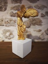 Load image into Gallery viewer, Winged Nike of Samothrace Metallic Gold Medium