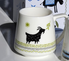 Load image into Gallery viewer, Goat Etched colour Design Cup 280ml
