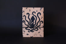 Load image into Gallery viewer, Leather Journal Notebook A5,A6, Minoan Octopus.