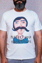 Load image into Gallery viewer, Protect your mustache tshirt