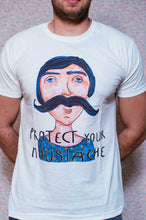 Load image into Gallery viewer, Protect your mustache tshirt