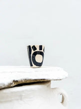 Load image into Gallery viewer, Black + White Glass