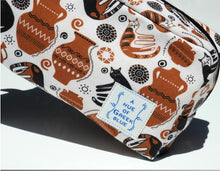 Load image into Gallery viewer, Greek Cats and Greek Pots Design Zip Pouch Carry All