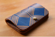 Load image into Gallery viewer, Leather wallet blue