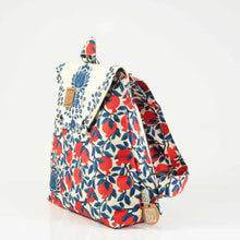Load image into Gallery viewer, Nephele Pomegranate small backpack

