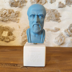 Hippocrates Dusty Blue  "Make a habbit of two things to help or at least to do no harm."