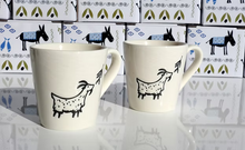 Load image into Gallery viewer, Goat and Olive Etched Design Cup 90ml
