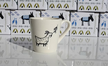 Load image into Gallery viewer, Goat and Olive Etched Design Cup 90ml
