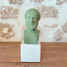 Load image into Gallery viewer, Aristotle Pine Green&quot;Happiness depends upon ourselves&quot;
