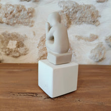 Load image into Gallery viewer, Cycladic Thinker Small Ice grey&quot;Life is a constant change - Democritus&quot;
