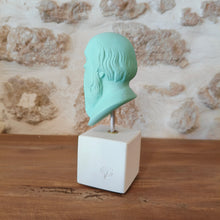 Load image into Gallery viewer, Socrates Tirquoise  &quot;Think to find yourself&quot;
