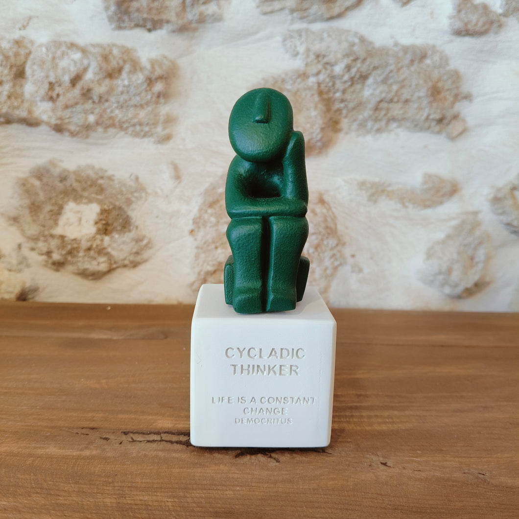 Cycladic Thinker Small Forest Green 
