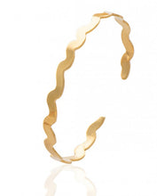 Load image into Gallery viewer, Light Wavess  Bangle Bracelet.
