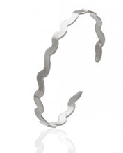 Load image into Gallery viewer, Light Wavess  Bangle Bracelet.
