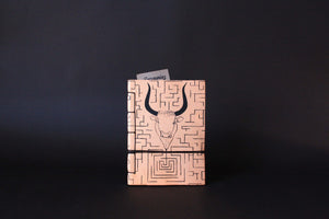 Leather Journal Notebook A5,A6, The Minotaur.
