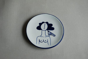 Dessert plate girl _naked collection_