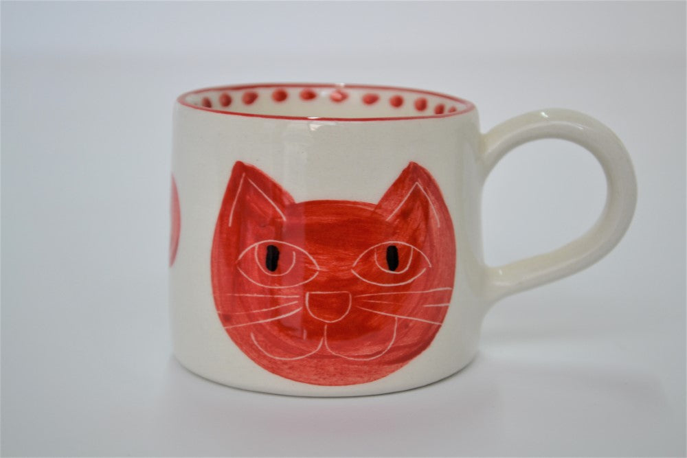 Short Conical Cup Cat face