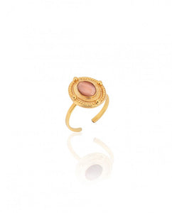 Mademoiselle Ring Gold Pink